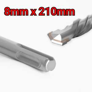 BOR BETON SDS 6mm 8mm 10mm 12mm 14mm 16mm 18mm 20mm 22mm 25mm X 210MM MATA BOR SDS panjang 210mm BOR SDS PLUSDRILL CEKLOK MURAH BAGUS