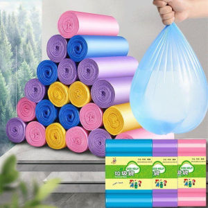 MOJO ส่งเร็ว ถุงขยะแบบม้วน ถุงขยะ 1แพ็ค5ม้วน (100ใบ) ถุงขยะพกพา ถุงขยะแบบฉีก สามารถรับน้ำหนักได้ดี ทนทานต่อการฉีกขาด ป้องกันการรั่วซึม