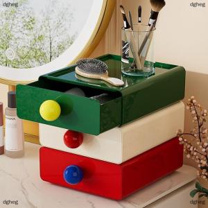 [COD] dgheg Desktop Storage Drawer Stackable Pull Out Storage Boxes Color Contrast Drawer Organizer Office Sundries Stationery Storage Case