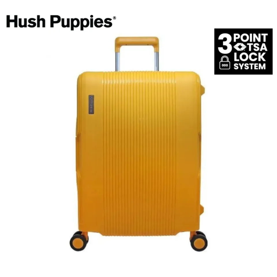 Hush Puppies 3-Point Latch TSA Lock Polypropylene PP Frame Hard