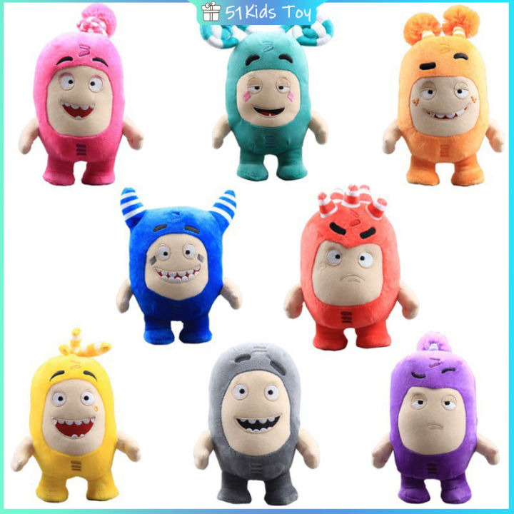 51Kids Toy Cartoon Oddbods Plush Toy Soft Stuffed Anime Figurines Plush ...