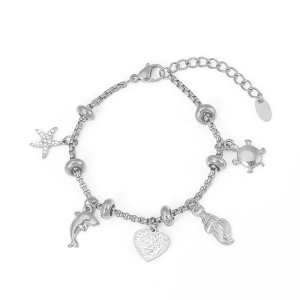 Delicate Bracelet Adornment Unique Rhinestones Inlayed Pendant Bracelet Adjustable Wrist Chain for Women