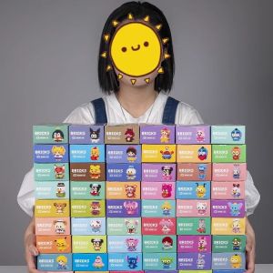 🎁Blind Box🎁 60 สไตล์ สีแบบสุ่ม บล็อคตัวต่อ รูปการ์ตูนสัตว์น่ารัก 3 มิติ ของเล่นสําหรับเด็ก