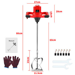Máy khuấy sơn cầm tay 2500Wmáy trộn sơnmáy trộn bê tông minimáy phun sơn cầm taymáy khuấy sơn xi măng