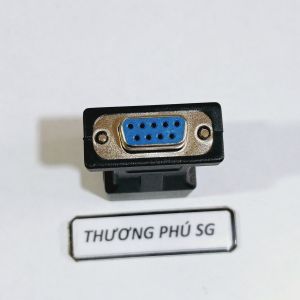Đầu Com ra Lan (RJ45 Cái) đoạn ngắn/ Chuẩn Com 9 Lổ Cái (DB9F) ra Lan (RJ45 Cái)