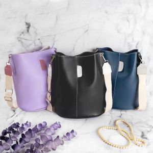 VONA Vicky Shoulder Bag - Tas Selempang Wanita Bucket Bag Kulit PU