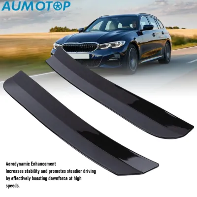 AUMOTOP Cánh lướt gió phía sau xe hơi Cánh lướt gió mở rộng với băng màu đen bóng phổ biến Độ bền cao