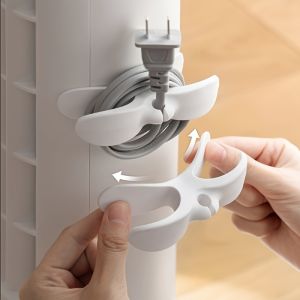 3pcs Cord Winder Organizer for Kitchen Appliance Cord Wrapper Cable Management Clip Holder for Air Fryer Coffee Machine Fixer