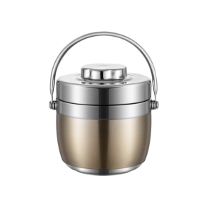 Single ulated colorful bento carry pot