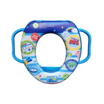 SG Stock Kids Padded Potty Training Toilet Seat with handle Children Training Seat