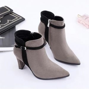 PINKEY P029 Sepatu Boots Heels  Murah Wanita Terkini Flat Terlaris Populer