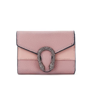 QNQN กระเป๋าสตางค์ผู้หญิงใหม่ กระเป๋าหนังสั้น กระเป๋าสตางค์แยก กระเป๋ามือถือขนาดเล็กสามพับ กระเป๋าบัตรมัลติฟังก์ชั่นและมัลติ