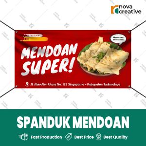 Cetak Spanduk Mendoan Baligho Cetak Banner Free Desain