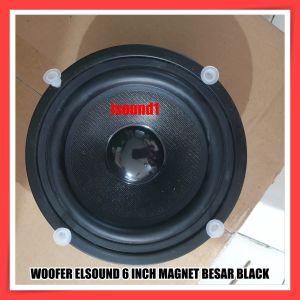 Speaker Elsound 6 inch RED Magnet Besar 150 Watt 8 Ohm Original