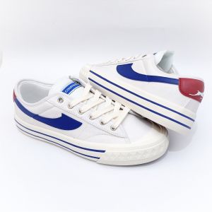 SEPATU COMPASS RETROGRADE WHITE BLUE & BLACK LOW/COD/Best Seller