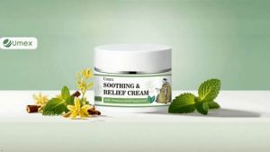 Umex Face & Body Moisturizer Hydrating Moisturizing Cream for Dry Sensitive & Rough Skin with Honeysuckle & Mint Softens & Nourishes Skin Non-Greasy Formula