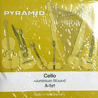 Pyramid Aluminium Cello String 4/4 Set (No.1-4) (GENUINE) Made in Germany