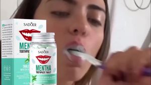 Mint Solid Toothpaste Tablets Teeth Whitening Toothpaste Improve Bad Breath Fresh Oral Toothpaste