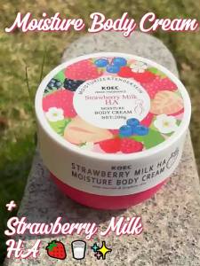 KOEC Strawberry Milk Moisturizing Body Cream 200g Hydrating and Nourishing E-commerce