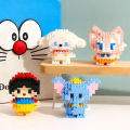 Cute Cartoon Building Blocks Disney Series Sanrio Building Block Toys Children's Puzzle 3D Model Building Block Gifts. 