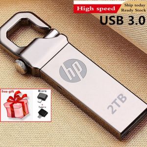 ♥【Readystock】FREE Shipping+COD♥ HP penDrive Metal Waterproof High speed U Disk Flash Drive
