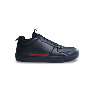 SEPATU KASUAL SNEAKERS BERTALI DOFF HITAM DAN COKLAT ANTI LICIN BOSCLAY ITALIA