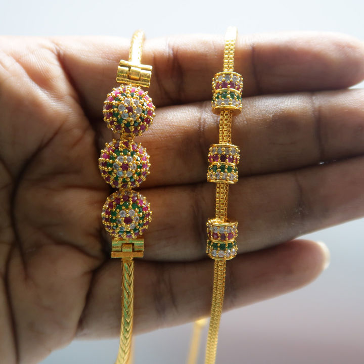 Gold Plated Moggupu Thali Chain Indian Mop Chain D3 Copper Mix