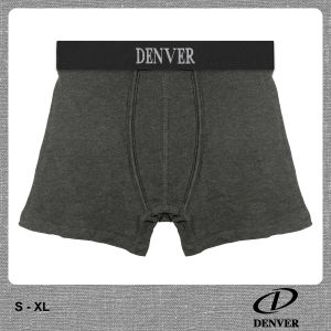 Denver Boxer Brief Single Piece 95% Cotton 5% Spandex Super Soft Stretchy Comfort Luxury Underwear for Men