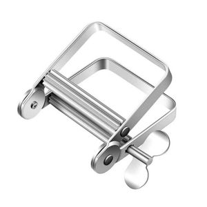 LZHDP MALL Rolling Toothpaste Squeezer Tightener Aluminum Tooth Paste Dispenser Frosted Squeezing Tool Cosmetic Paint Extruder Lazy