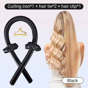 Sleeping Curls Silk Ribbon Hair Rollers Lazy Hair Curler Wrap Kit for Long Hair Easy to Use