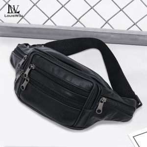 LouisWill กระเป๋ากระเป๋ากีฬากลางแจ้ง PU กันน้ำกระเป๋าคาดหน้าอกกระเป๋าคาดเอวแฟชั่นกระเป๋ากระเป๋าโทรศัพท์ความจุมากกระเป๋าครอสบอดี้ลำลองกระเป๋าเดินทางกระเป๋าฟิตเนสกระเป๋าสำหรับปั่นจักรยานกระเป๋าธุรกิจ