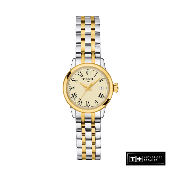 Tissot Classic Dream Lady Two Tone Stainless Steel Bracelet and