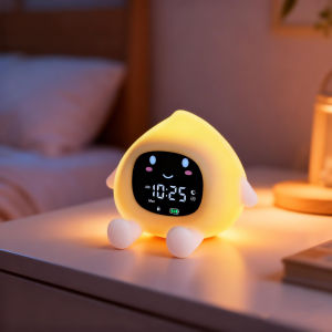 ORIA Kids Alarm Clock Sleep Training Alarm Clock Wake Up Rechargeable Clock with 9 Color Night Light&Child Lock Clocks For Home2026