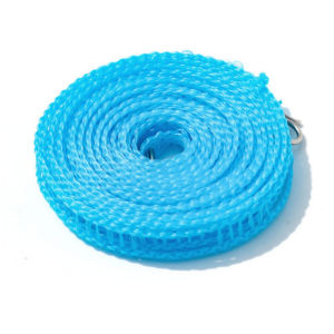10m Portable Clothesline Anti Slide Clothes Line Non-Slip Plastic Strip Clothes Dryer Outdoor Hanging Rope For Camping