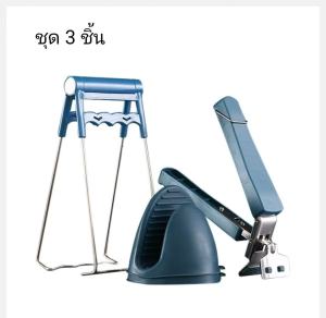 ชามสแตนเลสเครื่องมือทำครัวหนีบแผ่นหนีบแผ่นหนีบจับจานกันโดนลวกไม่ลื่นหนีบกาทราย