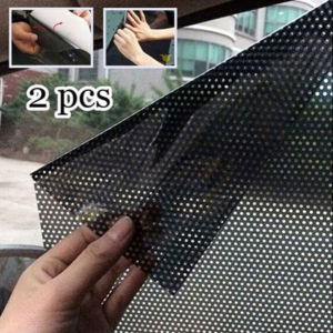 SHIP FROM MALAYSIA Car Magic Tinted House Tint Film Reusable Removable NO Glue 80% Dark Black DIY Window Sunshade
