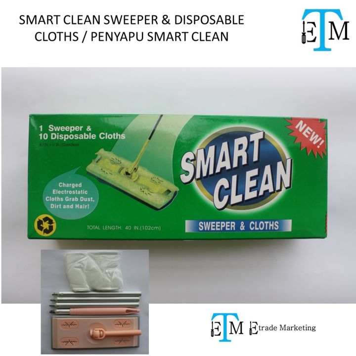 SMART Clean Sweeper & Disposable Cloth Lazada