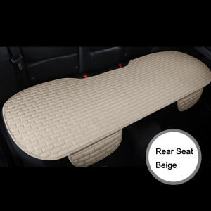 【COD】Car Seat Cushion Set Universal Linen Fabric Car Seat Cover Auto Non Slip Mat Set Chair Protector with Storage Pocket