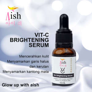 Aish Brightening Serum Korean Beauty Serum untuk mencerahkan dan melembabkan wajah 15ml