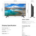 [Google Assistant] CHANGHONG TV SMART ANDROID 32 INCH LED TV -WiFi-Netflix-Playstore-Dolby Audio-L32G7N. 
