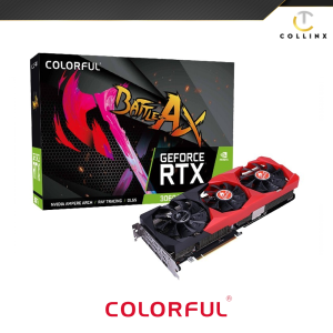 RTX 3060 Colorful iGame New Battle-Ax Graphics Card | 12GB Nvidia GeForce Videocard | High Cooling Dual and Triple Fans | For AMD Ryzen and Intel Desktop PC | For Gaming Work Streaming Editing Office | Collinx Computer