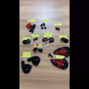 น็อตหมวกกันน็อค น็อตหมวกเลดี้ พร้อมแหวนรอง รุ่นอื่นๆ (สีแดง/เปรียว/แดง/เครื่องสำอาง) Index/ Cool/ Space crown/ ID/ RD Random ขายเป็นคู่