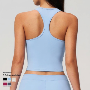 MUTUER Shockproof Yoga Vest Breathable Running Gym Tank Women Fitness Quick-Dry Workout Sports Sleeveless Tops