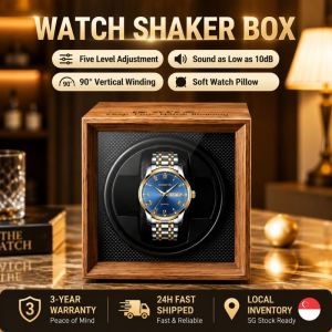 【SG Stock】Watch Winder Box / Luxury Watches Storage Boxes / Automatic Classic Winding / Men Gift / SG