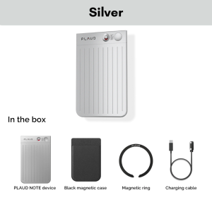 PLAUD NOTE เครื่องบันทึกเสียง AI พร้อมเคสแม่เหล็ก อุปกรณ์จดบันทึกสำหรับการประชุม สรุปด้วย AI