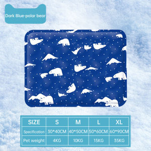 Pet Cooling Pad Available Stocks For Dog Summer Ice Gel Mat Quick Cooling Waterproof Cat Sleeping Bed Mat