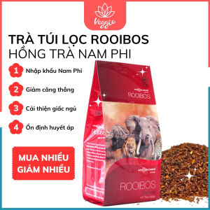 Hồng trà túi lọc Rooibos Nam Phi trà thảo mộc giúp ngủ ngon đẹp da thư giản!