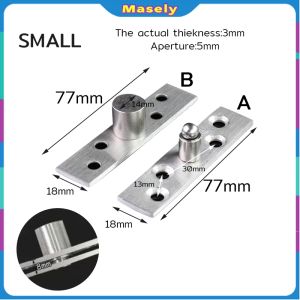 Masely 360° Stainless Steel Door Pivot Hinge Swing Door Hinge Stainless Steel Hardware Accessories 1pc