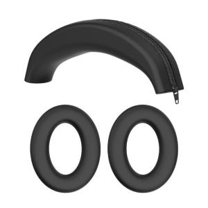 Replacement Ear Pad Headbeam Cushion for QC35/QC45 Noise Cancelling Wireless Bluetooth-compatible Headphone Earpad