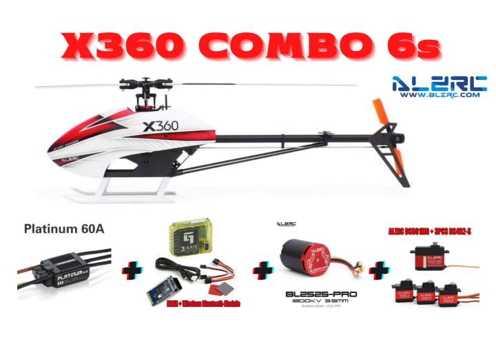 Alpha Rc360 ALZRC X360 COMBO SET 6S (เลือกสีได้ในแชทครับ) | Lazada.co.th